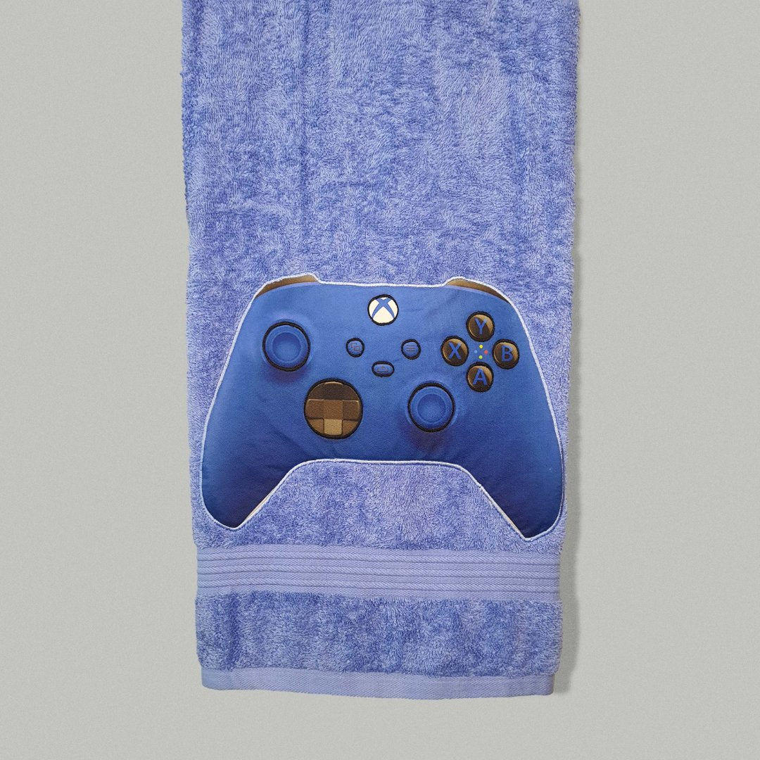 Gamers Console Embroidered Personalized Towel Set