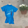 Kids Embroidered Bathrobes Dinosaur