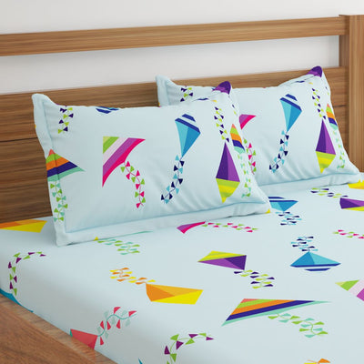 Kites Print Bed Sheet