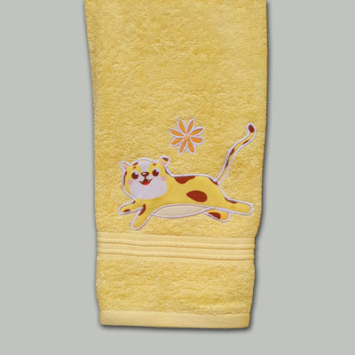 Lion Embroidered Personalized Towel