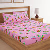 Cassette Pink Print Bed Sheet