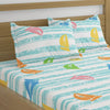 Colorful Sails Print Bed Sheet