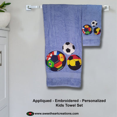 Embroidered discount kids towels