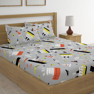 Ships Print Bed Sheet