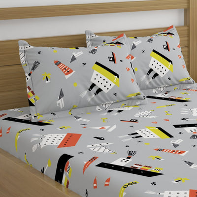 Ships Print Bed Sheet