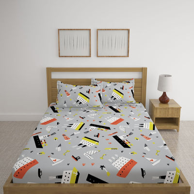 Ships Print Bed Sheet