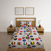 Soccer Balls Print Bed Sheet