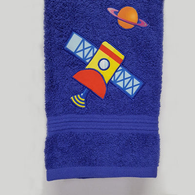 Space Astronaut Embroidered Personalized Towel