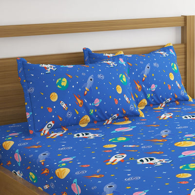 Space Print Bed Sheet