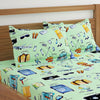 Travel Print Bed Sheet